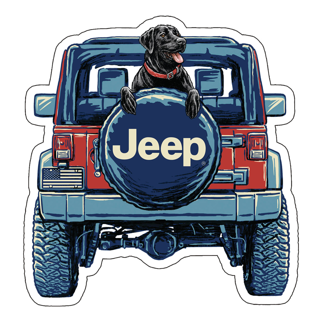 Jeep Copilot Sticker- 25 PC PPK - $2.00 each