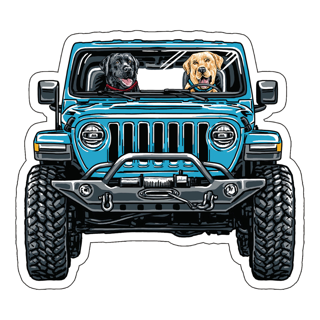 Jeep Labs Sticker- 25 PC PPK - $2.00 each