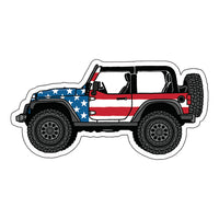 Thumbnail for Jeep USA Flag Sticker- 25 PC PPK - $2.00 each