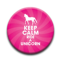 Thumbnail for Unicorns - Keep Calm Round Pinback Button (1.25