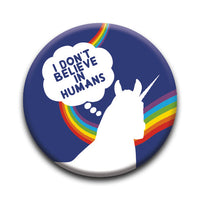 Thumbnail for Unicorns - Humans Round Pinback Button (1.25