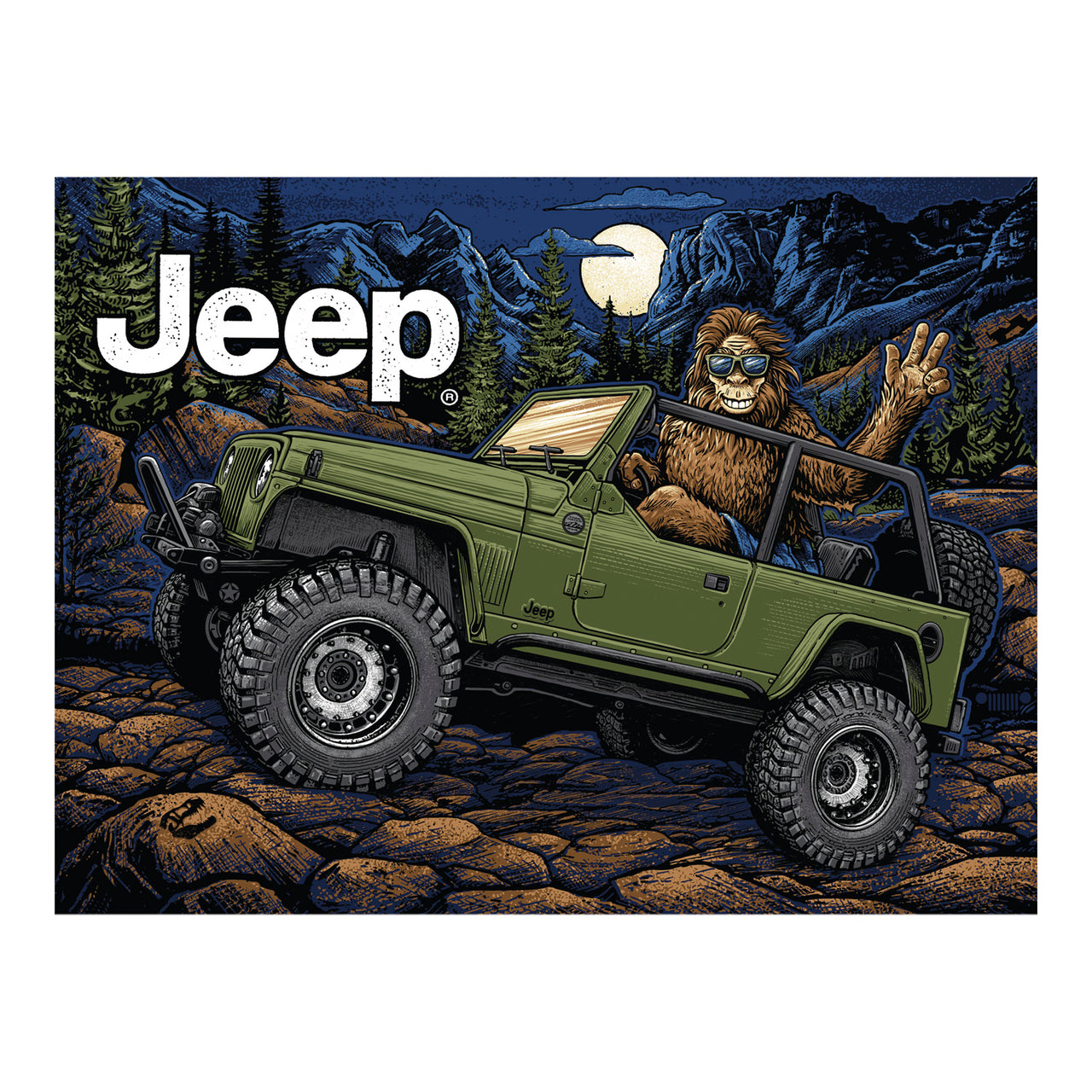 Jeep Sasquatch Puzzle