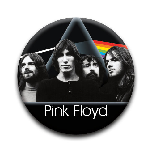 Pink Floyd - Dark Side Group Round Pinback Button (1.25") – 6 PC PPK