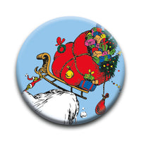 Thumbnail for Grinch - Christmas Mt Crumpit Round Pinback Button (1.25