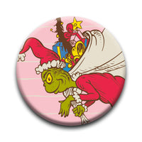 Thumbnail for Grinch - Christmas Spy Round Pinback Button (1.25