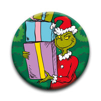 Thumbnail for Grinch - Christmas Presents Round Pinback Button (1.25