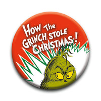 Thumbnail for Grinch - Christmas Close Up Round Pinback Button (1.25
