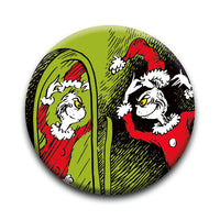 Thumbnail for Grinch - Christmas Feelin' Grinchy Round Pinback Button (1.25
