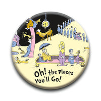 Thumbnail for Oh, the Places You'll Go! - Waiting Round Pinback Button (1.25