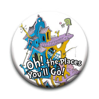 Thumbnail for Oh, the Places You'll Go! - Games Round Pinback Button (1.25