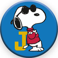 Thumbnail for Peanuts Joe Cool - J Round Pinback Button (1.25