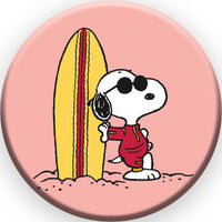Thumbnail for Peanuts Joe Cool - Surf Round Pinback Button (1.25