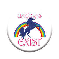 Thumbnail for Unicorns - Unicorns Exist Round Pinback Button (1.25
