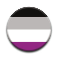 Thumbnail for Pride Flags - Asexual Round Pinback Button (1.25
