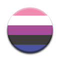 Thumbnail for Pride Flags - Gender Fluid Round Pinback Button (1.25