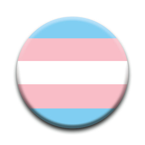 Pride Flags - Trans Round Pinback Button (1.25") – 6 PC PPK
