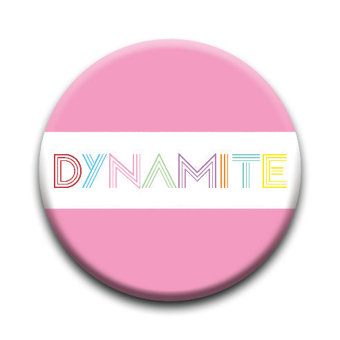 K-POP - Dynamite Round Pinback Button (1.25") – 6 PC PPK