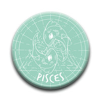Thumbnail for Horoscope - Pisces Round Pinback Button (1.25