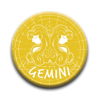 Thumbnail for Horoscope - Gemini Round Pinback Button (1.25