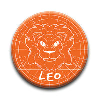 Thumbnail for Horoscope - Leo Round Pinback Button (1.25