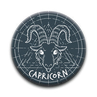 Thumbnail for Horoscope - Capricorn Round Pinback Button (1.25