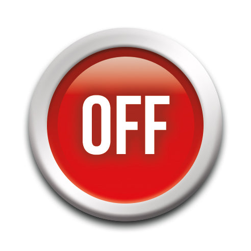 Buttons - Off - Round Pinback Button (1.25") – 6 PC PPK