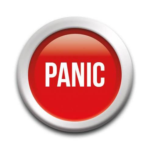 Buttons - Panic - Round Pinback Button (1.25") – 6 PC PPK
