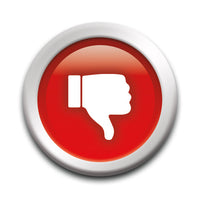 Thumbnail for Buttons - Thumbs Down - Round Pinback Button (1.25