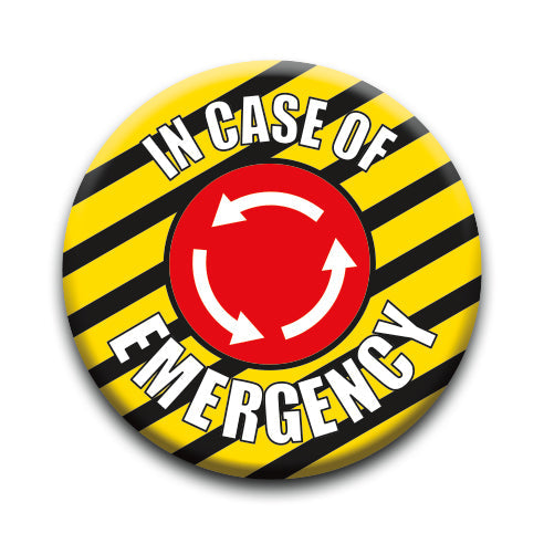 Buttons - Emergency - Round Pinback Button (1.25") – 6 PC PPK
