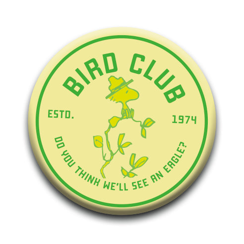 Peanuts Beagle Scouts - Bird Club Round Pinback Button (1.25") – 6 PC PPK