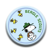Thumbnail for Peanuts Beagle Scouts - Marching Pinback Button (1.25