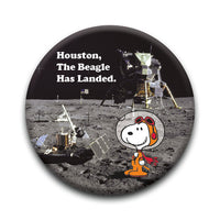 Thumbnail for Peanuts Snoopy in Space - Beagle Landed - Round Pinback Button (1.25