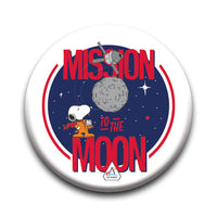 Thumbnail for Peanuts Snoopy in Space - Mission To The Moon - Round Pinback Button (1.25