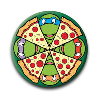 Thumbnail for TMNT - Turtles Pizza Pinback Button (1.25