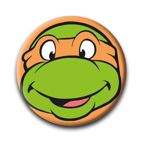 TMNT - Michelangelo Pinback Button (1.25") – 6 PC PPK