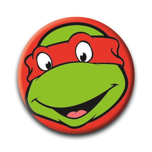 TMNT - Raphael Pinback Button (1.25") – 6 PC PPK