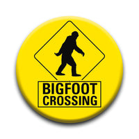 Thumbnail for Bigfoot - Crossing Round Pinback Button (1.25