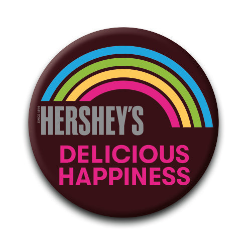 Hershey's - Rainbow Round Pinback Button (1.25") – 6 PC PPK