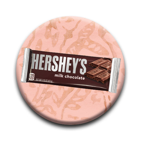 Hershey's - Chocolate Bar Round Pinback Button (1.25") – 6 PC PPK