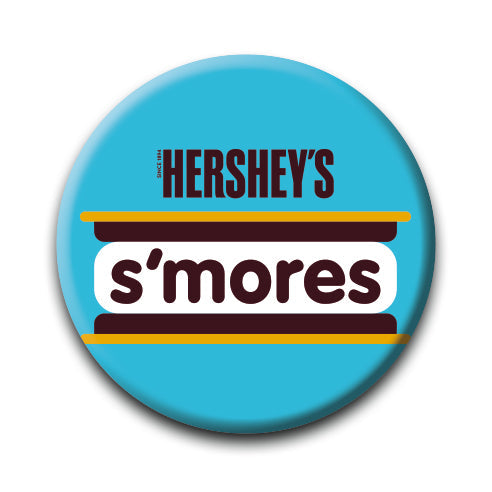 Hershey's - S'mores Logo Round Pinback Button (1.25") – 6 PC PPK
