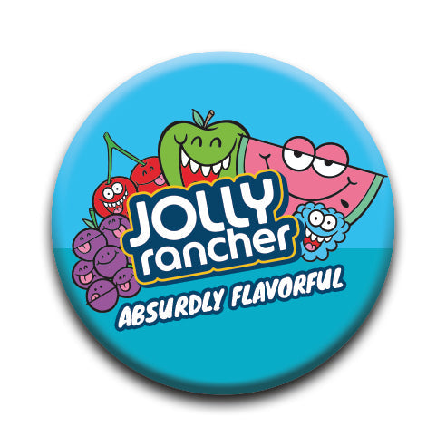 Jolly Rancher - Round Pinback Button (1.25") – 6 PC PPK