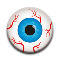 Thumbnail for Eyeballs - Blue Round Pinback Button (1.25