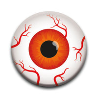 Thumbnail for Eyeballs - Red Round Pinback Button (1.25