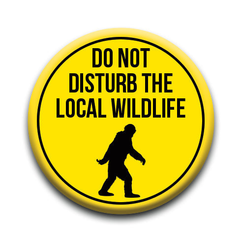 Bigfoot - Wildlife Round Pinback Button (1.25") – 6 PC PPK