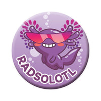 Thumbnail for Axolotl - Radsolotl Round Pinback Button (1.25
