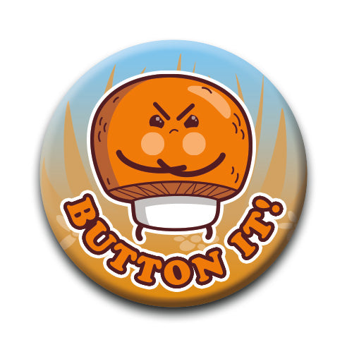 Mushrooms - Button It Round Pinback Button (1.25") – 6 PC PPK