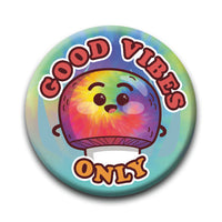 Thumbnail for Mushrooms - Good Vibes Round Pinback Button (1.25