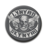 Thumbnail for Lynyrd Skynyrd - Biker Patch Round Pinback Button (1.25
