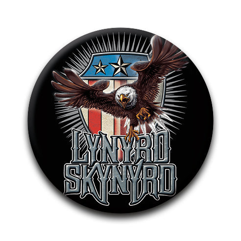 Lynyrd Skynyrd - Eagle Round Pinback Button (1.25") – 6 PC PPK