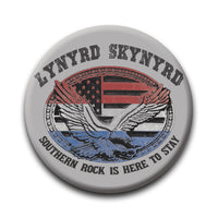 Thumbnail for Lynyrd Skynyrd - Here to Stay Round Pinback Button (1.25